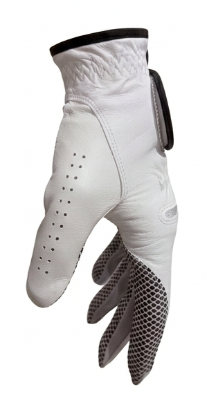 Simple Symbol Edition II SteadyGrip.Ver Golf Glove (White)