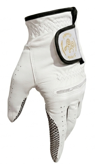 Simple Symbol Edition II SteadyGrip.Ver Golf Glove (White)