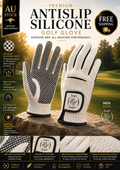 Simple Symbol Edition II SteadyGrip.Ver Golf Glove (White)